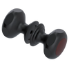 Rubinet Shower Door Knob (set) Matt Black