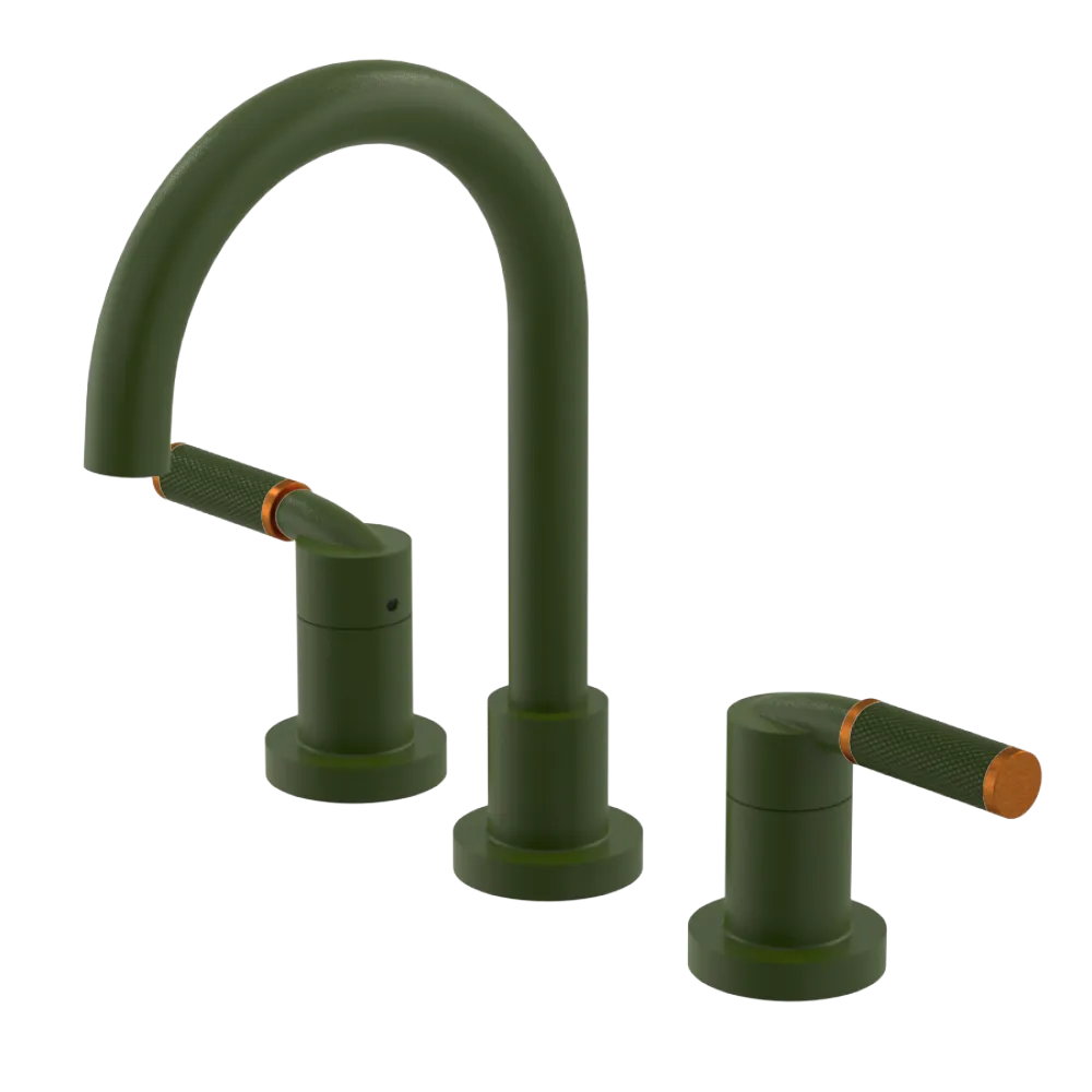 Rubinet Widespread Lav. Set. (less drain) Green Envy