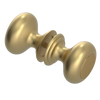 Rubinet Shower Door Knob (set) Satin Brass