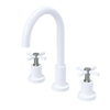 Rubinet Widespread Kitchen Set with LaSalle Spout White