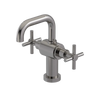 Rubinet Single Hole Dual Handle Lav. Set. (less drain) Polished Nickel