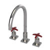 Rubinet Widespread Kitchen Set Polished Nickel