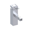 Rubinet Single Control Bidet Fitting (less drain) Satin Chrome