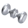 Rubinet Shower Door Knob (set) Satin Chrome