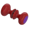 Rubinet Shower Door Knob (set) Maroon