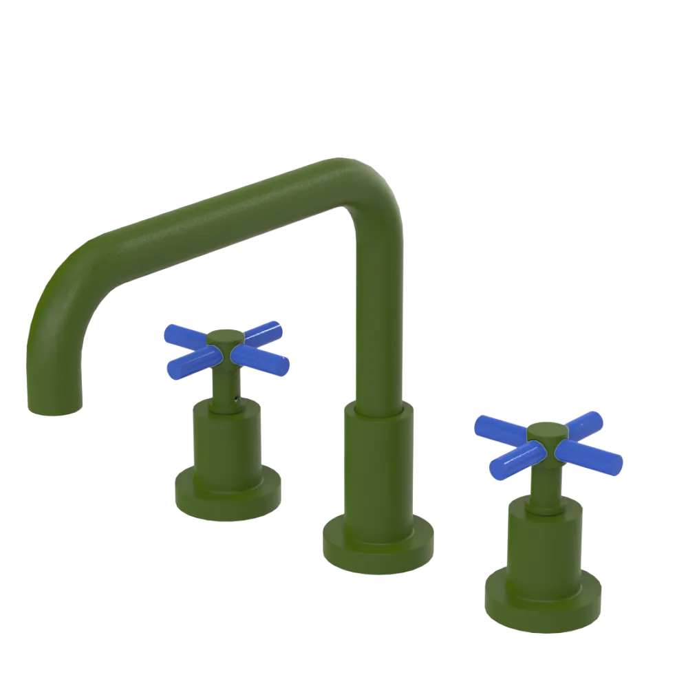 Rubinet Widespread Kitchen Set Green Envy