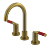 Rubinet Widespread Lav. Set. (less drain) Antique Brass Matt