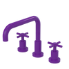 Rubinet Widespread Kitchen Set Purple Haze