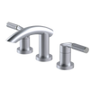 Rubinet Widespread Lav. Set. (less drain) Satin Chrome