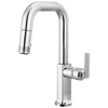 Brizo Pull Down Prep Faucet With Square Spout Less Handle