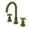 Rubinet Widespread Kitchen Set with LaSalle Spout Green Envy