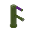 Rubinet Single Control Bidet Fitting (less drain) Green Envy