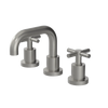 Rubinet Widespread Lav. Set. (less drain) Satin Nickel