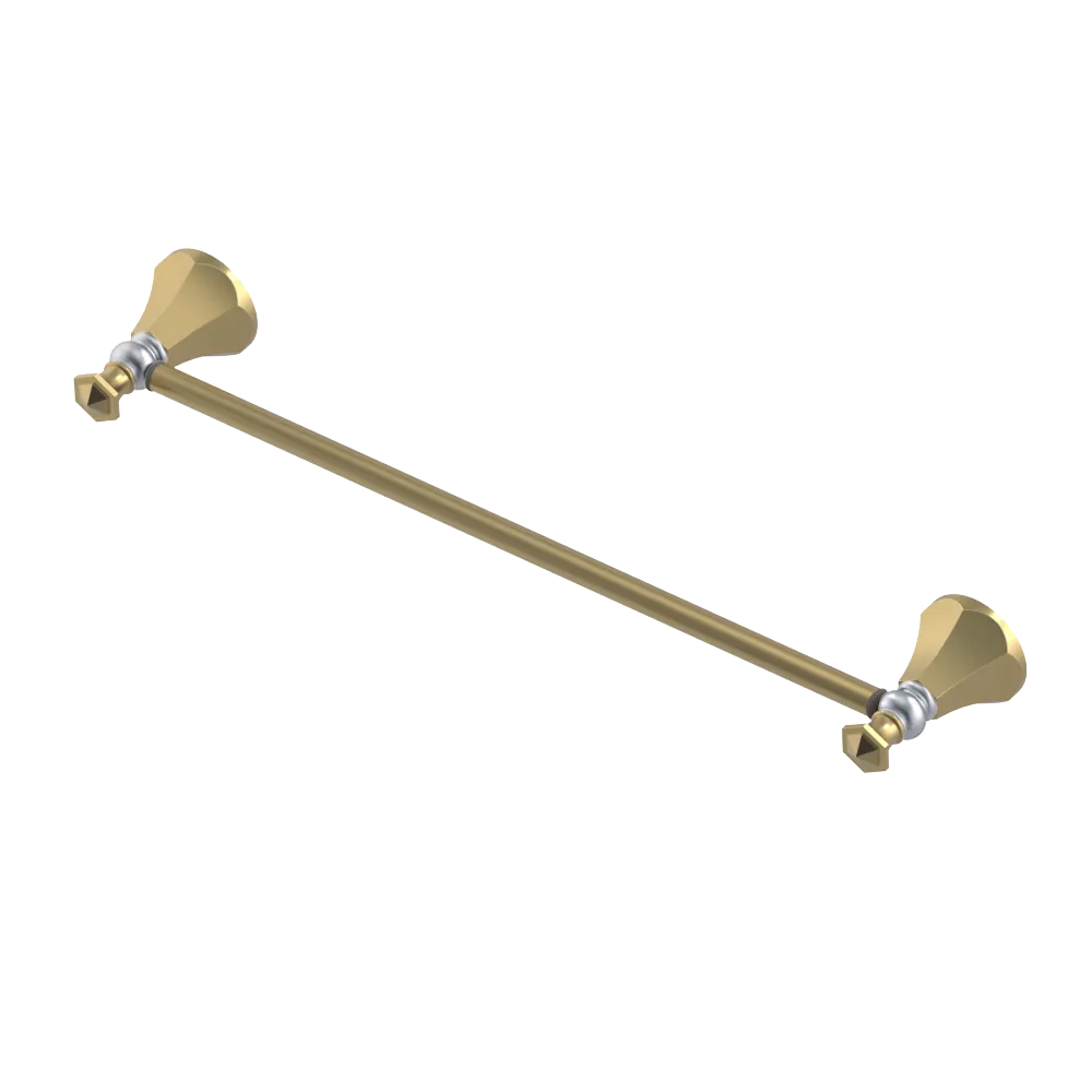 Rubinet Towel Bar 24" Satin Brass