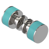 Rubinet Shower Door Knob (set) Polished Nickel