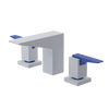 Rubinet Widespread Lav. Set. (less drain) Matt White