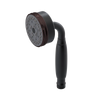 Rubinet 3 Function Hand Held Shower Only Matt Black