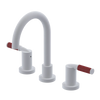 Rubinet Widespread Lav set (less drain) Matt White