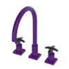 Rubinet Widespread Kitchen Set Purple Haze