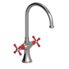 Rubinet Two Handle Single Hole Kitchen Set Polished Nickel