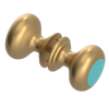 Rubinet Shower Door Knob (set) Satin Gold