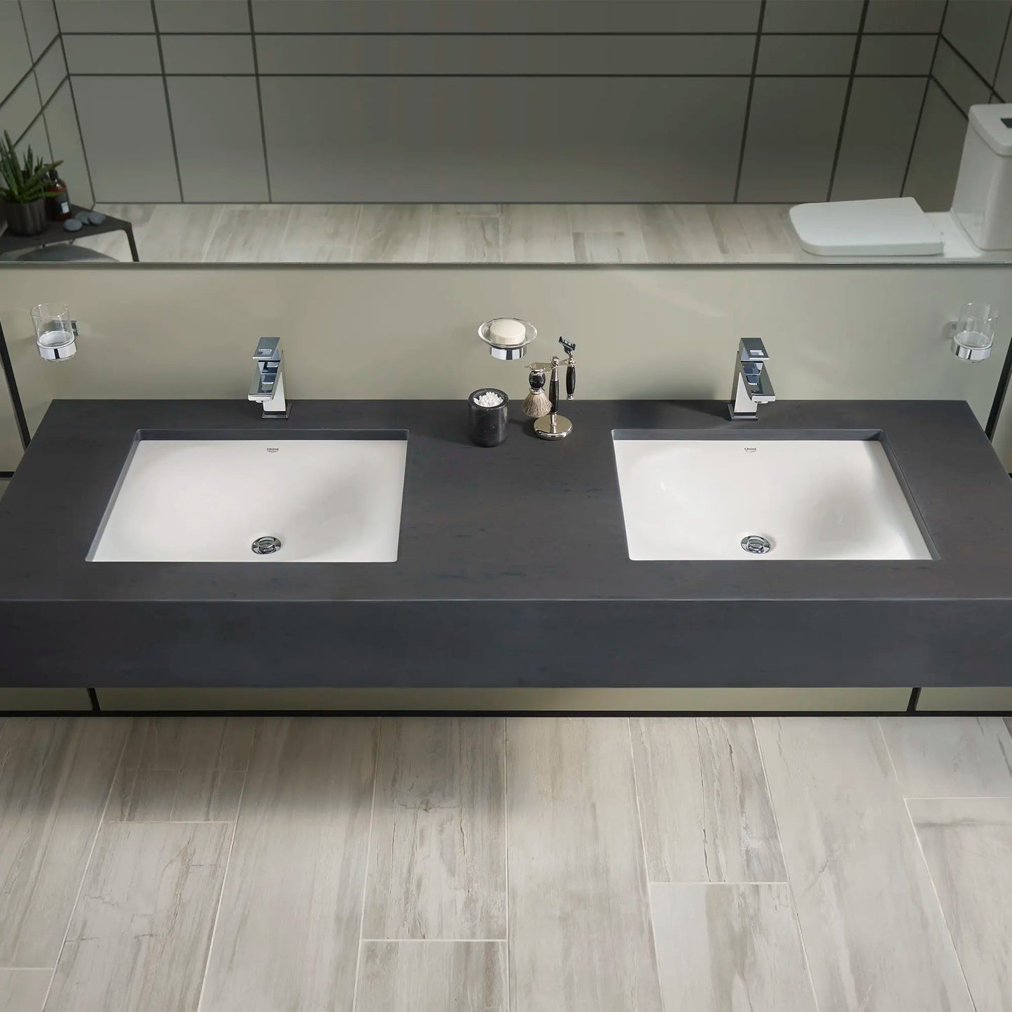 Eurocube® Single Hole Single - Handle M - Size Bathroom Faucet 4.5 L/min (1.2 gpm) - Golzar Home