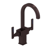Rubinet Single Hole Dual Handle Lav. Set. (less drain) Oil Rubbed Bronze