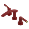 Rubinet Widespread Lav. Set. (less drain) Maroon