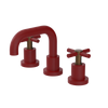 Rubinet Widespread Lav. Set. (less drain) Maroon