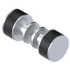 Rubinet Shower Door Knob (set) Satin Chrome