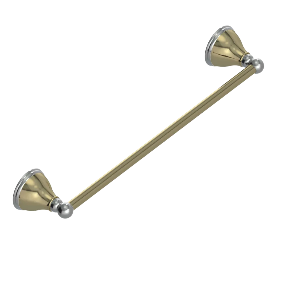 Rubinet Towel Bar 24" Natural Brass
