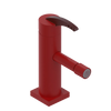 Rubinet Single Control Bidet Fitting (less drain) Maroon