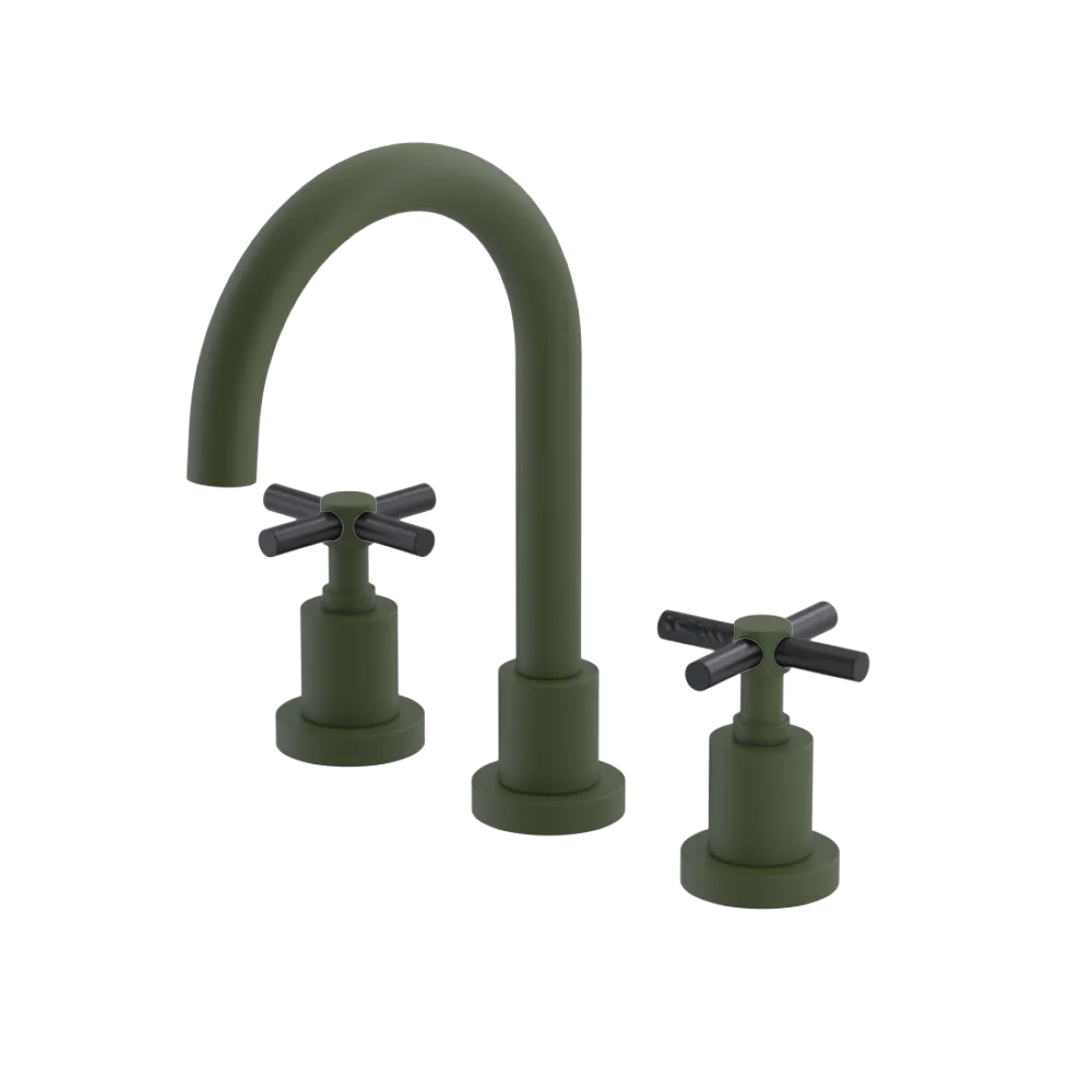 Rubinet Widespread Lav. Set. (less drain) Green Envy