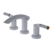 Rubinet Widespread Lav. Set. (less drain) Matt White