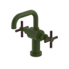 Rubinet Single Hole Dual Handle Lav. Set. (less drain) Green Envy