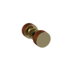 Rubinet Shower Door Knob (set) Natural Brass