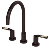 Rubinet Widespread Kitchen Set Oil Rubbed Bronze