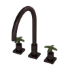 Rubinet Widespread Kitchen Set Oil Rubbed Bronze