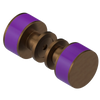 Rubinet Shower Door Knob (set) Tuscan Brass