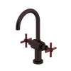 Rubinet Single Hole Dual Handle Lav. Set with LaSalle Spout (less drain) Oil Rubbed Bronze