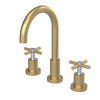 Rubinet Widespread Kitchen Set with LaSalle Spout Satin Brass