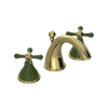 Rubinet Widespread Lav. Set. (less drain) Natural Brass
