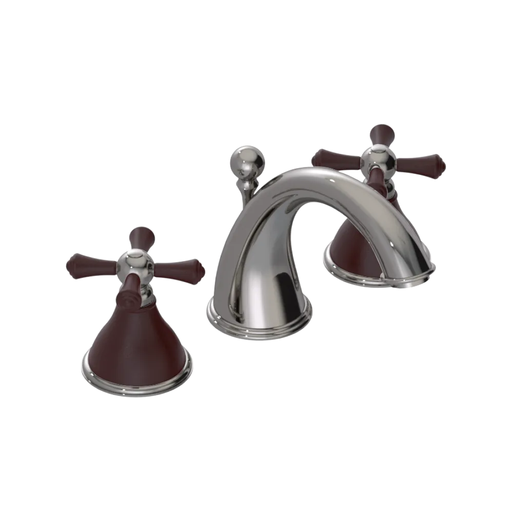 Rubinet Widespread Lav. Set. (less drain) Polished Nickel