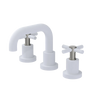 Rubinet Widespread Lav. Set. (less drain) Matt White