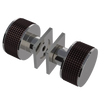 Rubinet Shower Door Knob (set) Polished Nickel