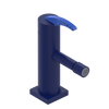 Rubinet Single Control Bidet Fitting (less drain) Midnight Blue