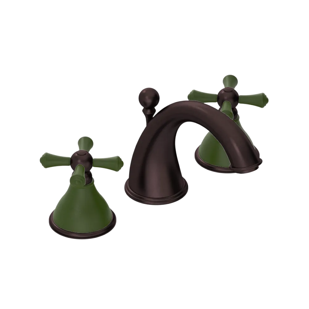 Rubinet Widespread Lav. Set. (less drain) Oil Rubbed Bronze