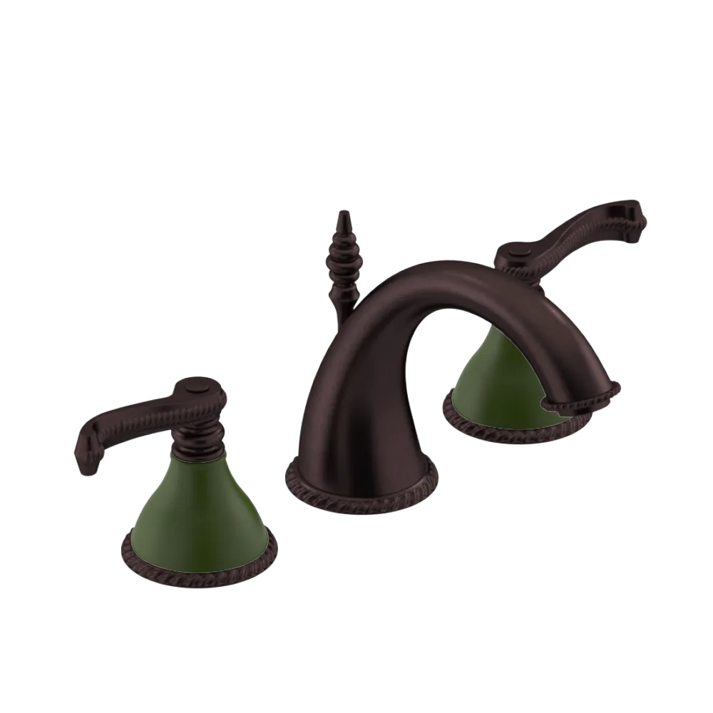 Rubinet Widespread Lav. Set. (less drain) Oil Rubbed Bronze