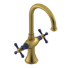 Rubinet Single Hole Dual Handle Lav. Set. (less drain) Antique Brass Matt