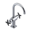 Rubinet Single Hole Dual Handle Lav. Set. (less drain) Chrome